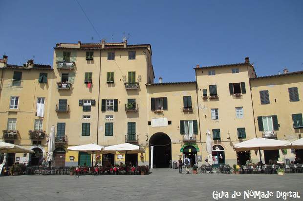 A cidade de Lucca na Toscana