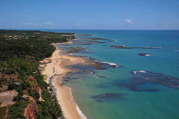 Melhores praias do Brasil: Porto Seguro - Trancoso - Praia de Ponta de Itaquena - Bahia