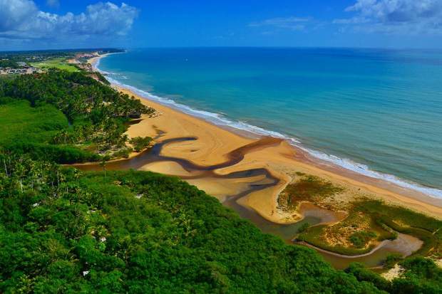 Melhores praias do Brasil: Porto Seguro - Trancoso - Praia do Rio da Barra - Bahia