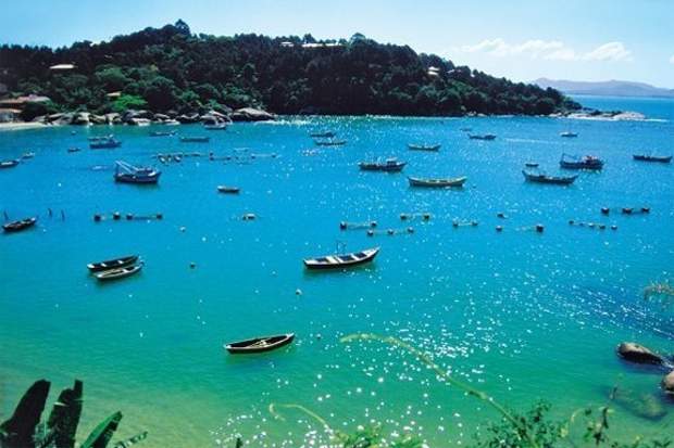Melhores praias do Brasil: Governador Celso Ramos - Praia de Ganchos de Fora - Santa Catarina