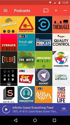 Melhores aplicativos Android para ouvir podcast: Pocket Casts - Papo Viagem Podcast