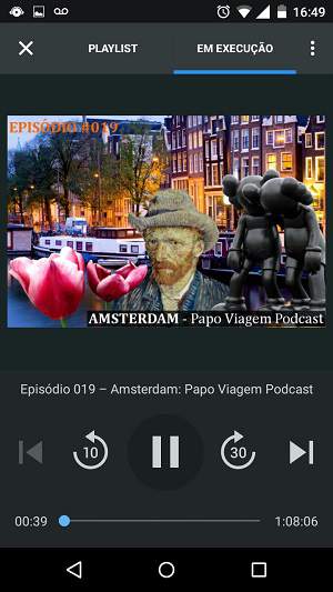 Melhores aplicativos Android para ouvir podcast: WeCast - Papo Viagem Podcast