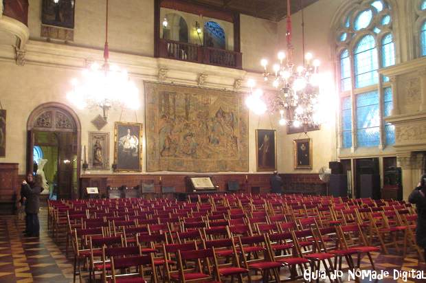 Sala com inspiração no século XVI.