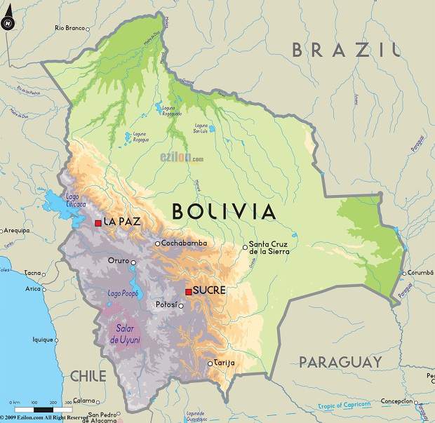Regiões da Bolívia
