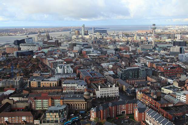 Centro de Liverpool. Fonte: Flickr - RuaraidhG