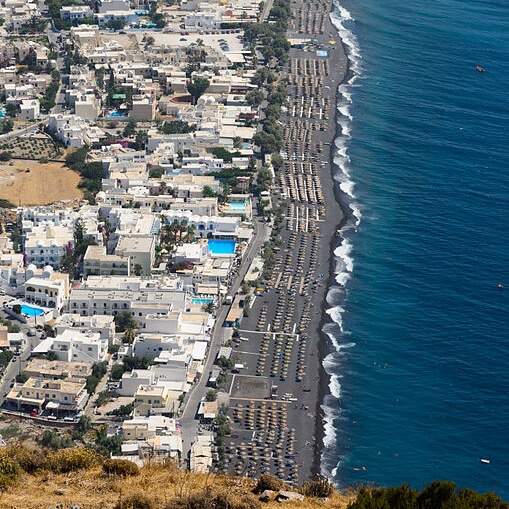 Onde ficar em Santorini: Kamari