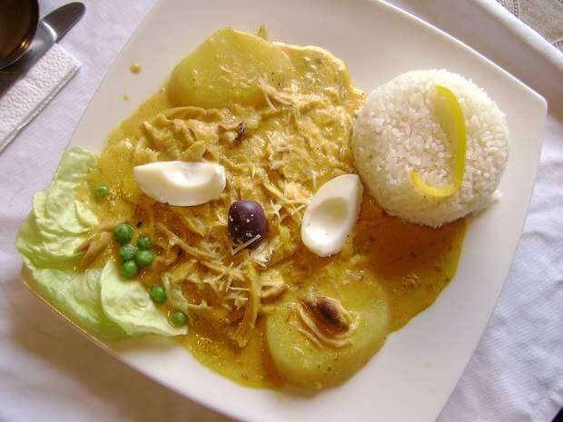 Comidas típicas do Peru: Ají de gallina