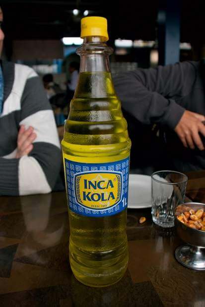 Bebidas peruanas: Inca Kola