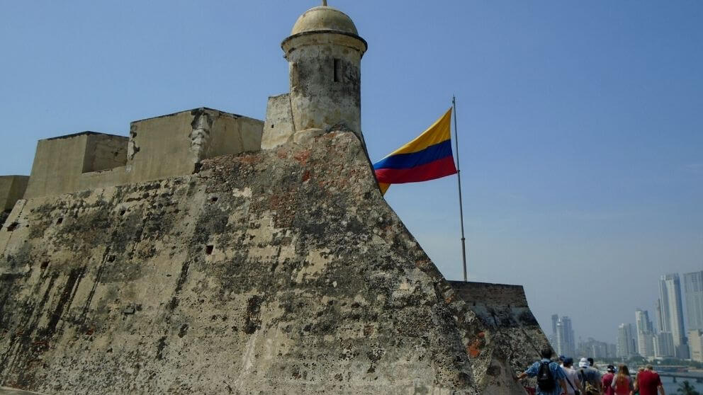 visita ao Castelo de San Felipe em Cartagena