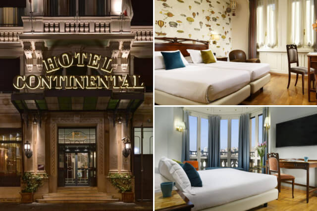 Acomodações do Hotel Continental Genova