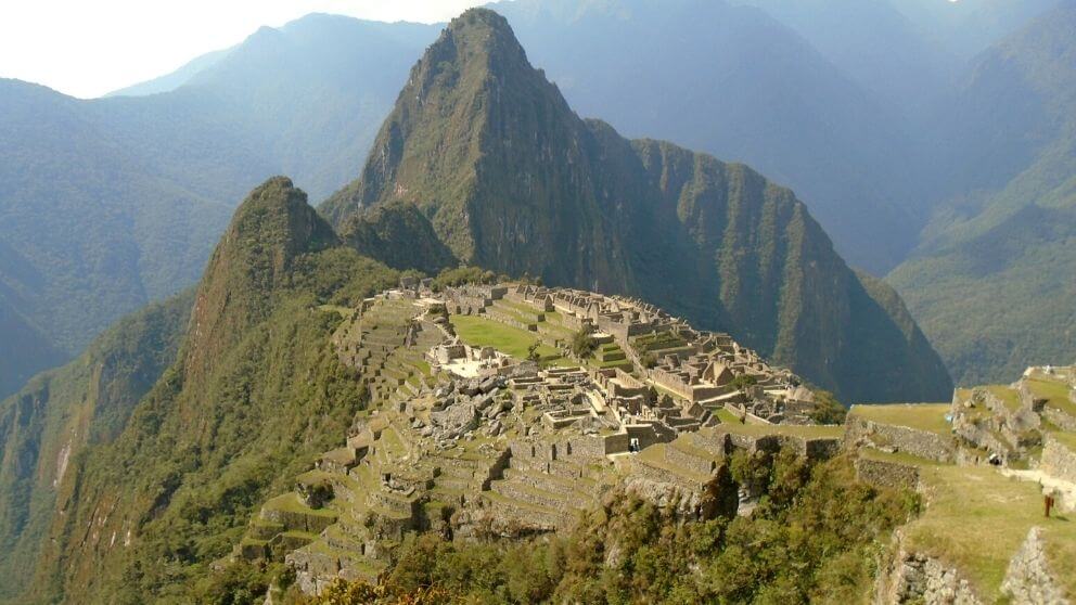 Sol da tarde em Machu Picchu