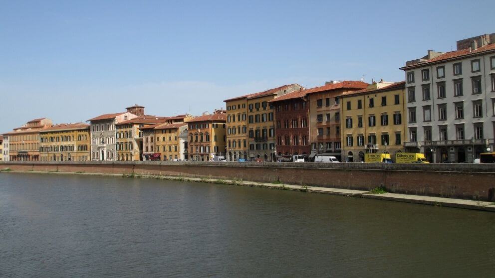 Centro Histórico de Pisa e Rio Arno