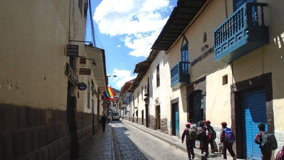 Rua típica de Cusco
