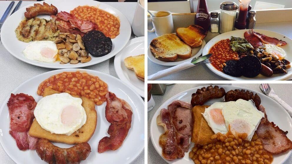English Breakfast do Kennington Lane Cafe