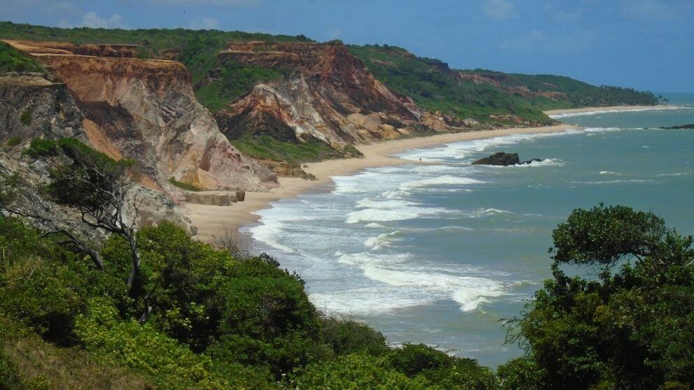 Mirante em Tambaba com as falésias da Praia da Arapuca em destaque